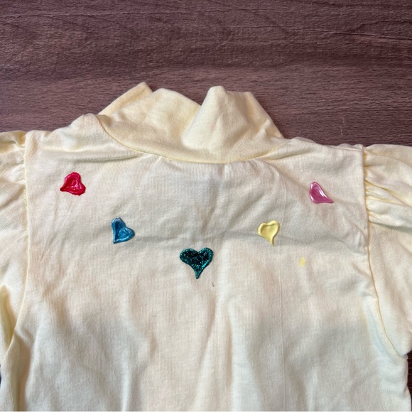 VTG Little by Little 2-Piece Long Sleeve & Puff Paint Sweater Jacket Set 0/6m - Picture 16 of 16